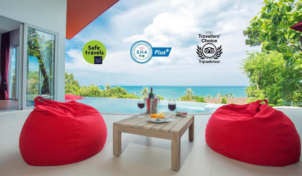 Eranda Pool Spa Villa, Chaweng Koh Samui- Sha Extra Plus Exteriör bild